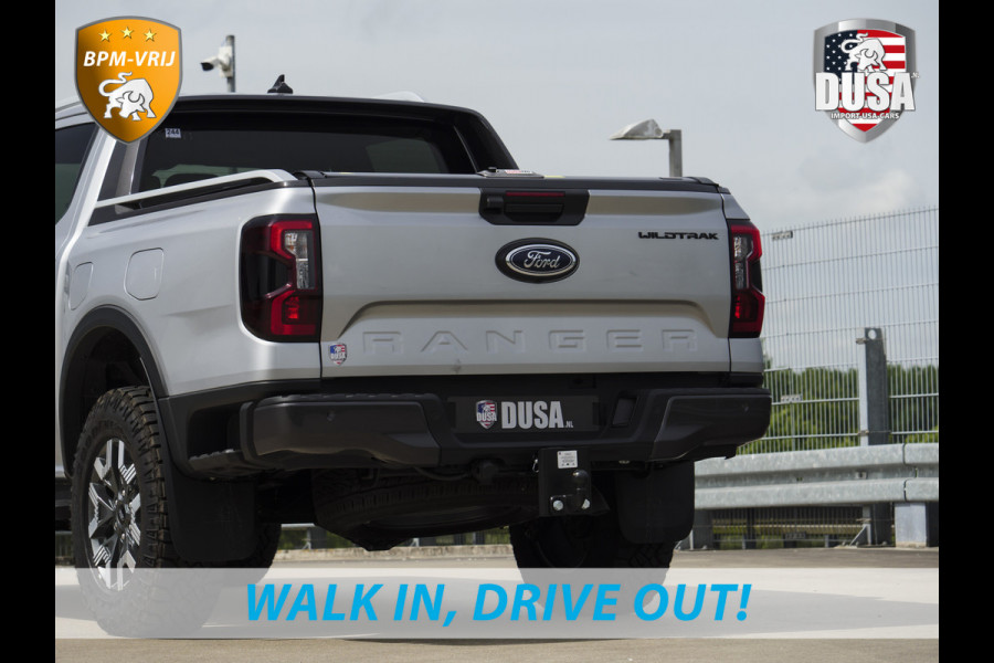 Ford Ranger 2.3L | Wildtrak | PHEV | Liftkit | Raptor Grille | Mud-Tec Rolcover | 3.500kg trekken | Iconic Silver Getoonde accessoires zijn verkrijgbaar tegen meerprijs