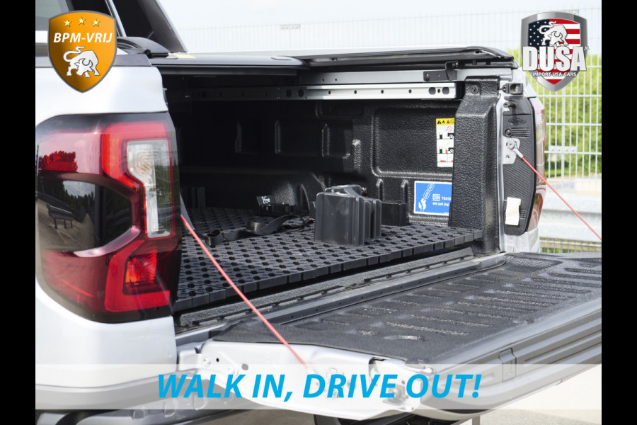 Ford Ranger 2.3L | Wildtrak | PHEV | Liftkit | Raptor Grille | Mud-Tec Rolcover | 3.500kg trekken | Iconic Silver Getoonde accessoires zijn verkrijgbaar tegen meerprijs