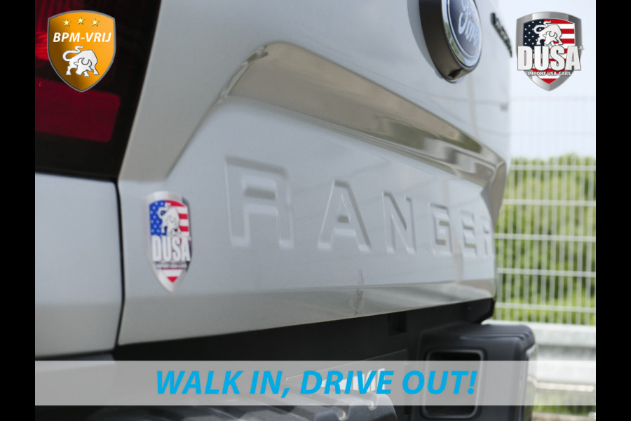 Ford Ranger 2.3L | Wildtrak | PHEV | Liftkit | Raptor Grille | Mud-Tec Rolcover | 3.500kg trekken | Iconic Silver Getoonde accessoires zijn verkrijgbaar tegen meerprijs