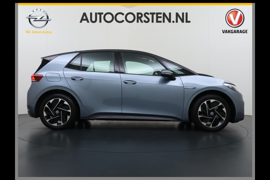 Volkswagen ID.3 Pro 62kWh SOH 93% Navi-Pro Ecc Stoel+Stuurverwarming Adap.Cruise Apple Carplay Android Auto Pdc Lmv Isofix Bluetooth Led Rijstrooksensor Verkeersbord Keyless Dab Comfort Pakket 1e Eigenaar Origineel Nederlandse Auto
