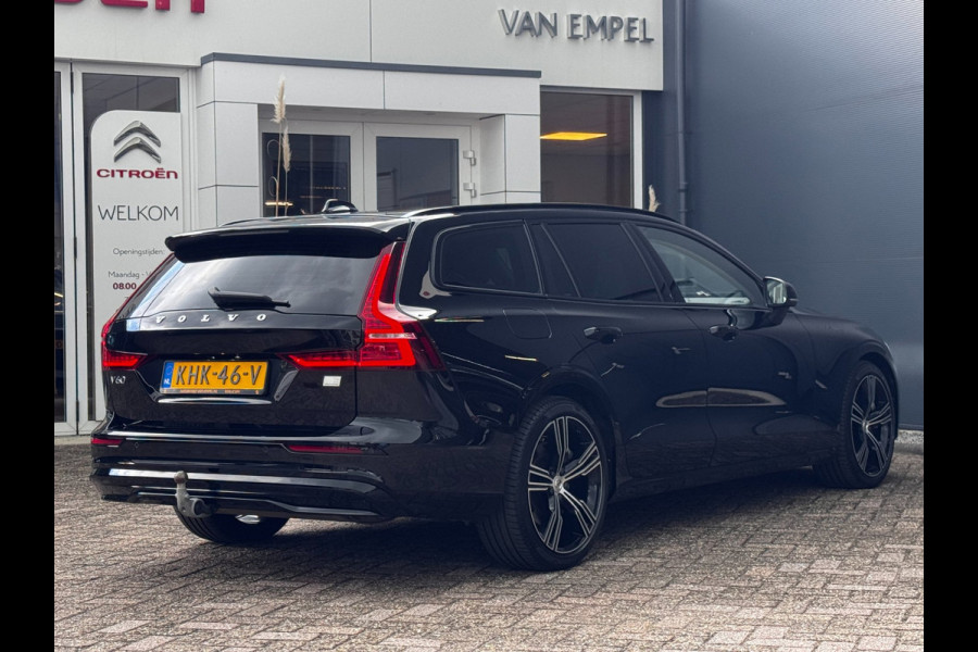 Volvo V60 2.0 T6 Plug-in hybrid AWD Ultimate Dark Long Range | Trekhaak | 100% SOH | Leder + Memory | Winter Pack