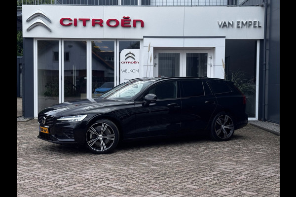 Volvo V60 2.0 T6 Plug-in hybrid AWD Ultimate Dark Long Range | Trekhaak | 100% SOH | Leder + Memory | Winter Pack