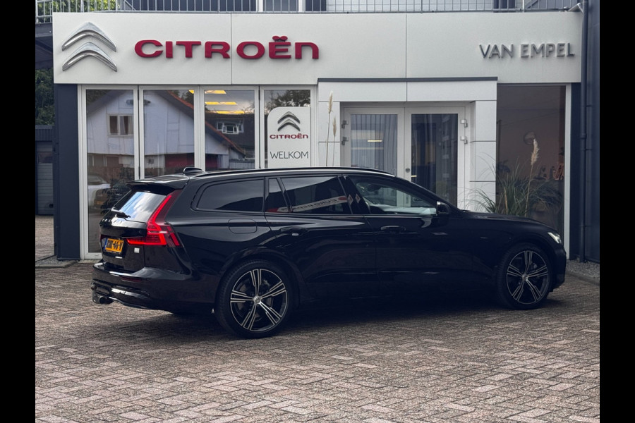 Volvo V60 2.0 T6 Plug-in hybrid AWD Ultimate Dark Long Range | Trekhaak | 100% SOH | Leder + Memory | Winter Pack