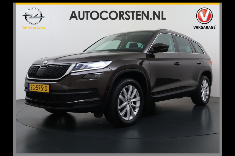 Škoda Kodiaq 1.5 TSI Automaat Style Business Navi 3-Zone Ecc Adap.Cruise 360°Camera Elek.Stoel+Memory Apple Carplay Android Auto Pdc Stoelverwarming Elek.Achterklep Led Lmv Isofix P-Assist Regen-Lichtsensor Dealeronderhouden 1e Eigenaar Origineel Nederlandse Auto