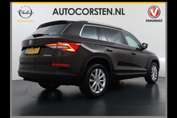 Škoda Kodiaq 1.5 TSI Automaat Style Business Navi 3-Zone Ecc Adap.Cruise 360°Camera Elek.Stoel+Memory Apple Carplay Android Auto Pdc Stoelverwarming Elek.Achterklep Led Lmv Isofix P-Assist Regen-Lichtsensor Dealeronderhouden 1e Eigenaar Origineel Nederlandse Auto