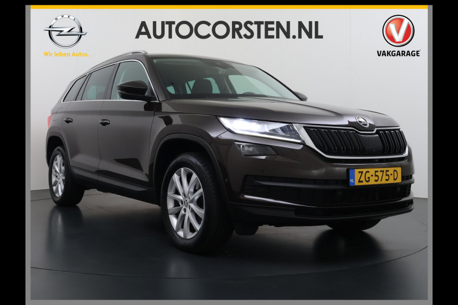Škoda Kodiaq 1.5 TSI Automaat Style Business Navi 3-Zone Ecc Adap.Cruise 360°Camera Elek.Stoel+Memory Apple Carplay Android Auto Pdc Stoelverwarming Elek.Achterklep Led Lmv Isofix P-Assist Regen-Lichtsensor Dealeronderhouden 1e Eigenaar Origineel Nederlandse Auto