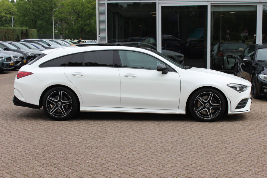 Mercedes-Benz CLA-Klasse Shooting Brake 250 4MATIC Premium / AMG Diffuser / Panoramadak / 360Camera / Burmester / 19'' / Sfeerverlichting / CarPlay / Stoelverwarming / Cruise Control