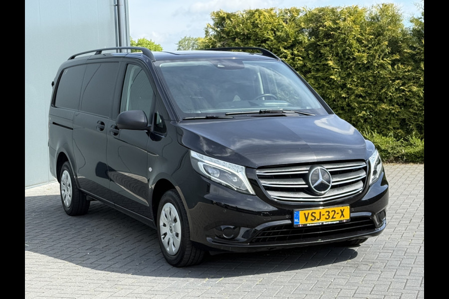 Mercedes-Benz Vito 114 CDI 136 PK / 9-TRONIC AUTOMAAT / 2x SCHUIFDEUR / ECC / CAMERA / TREKHAAK / LED / 3-ZITS / ZEER NETJES