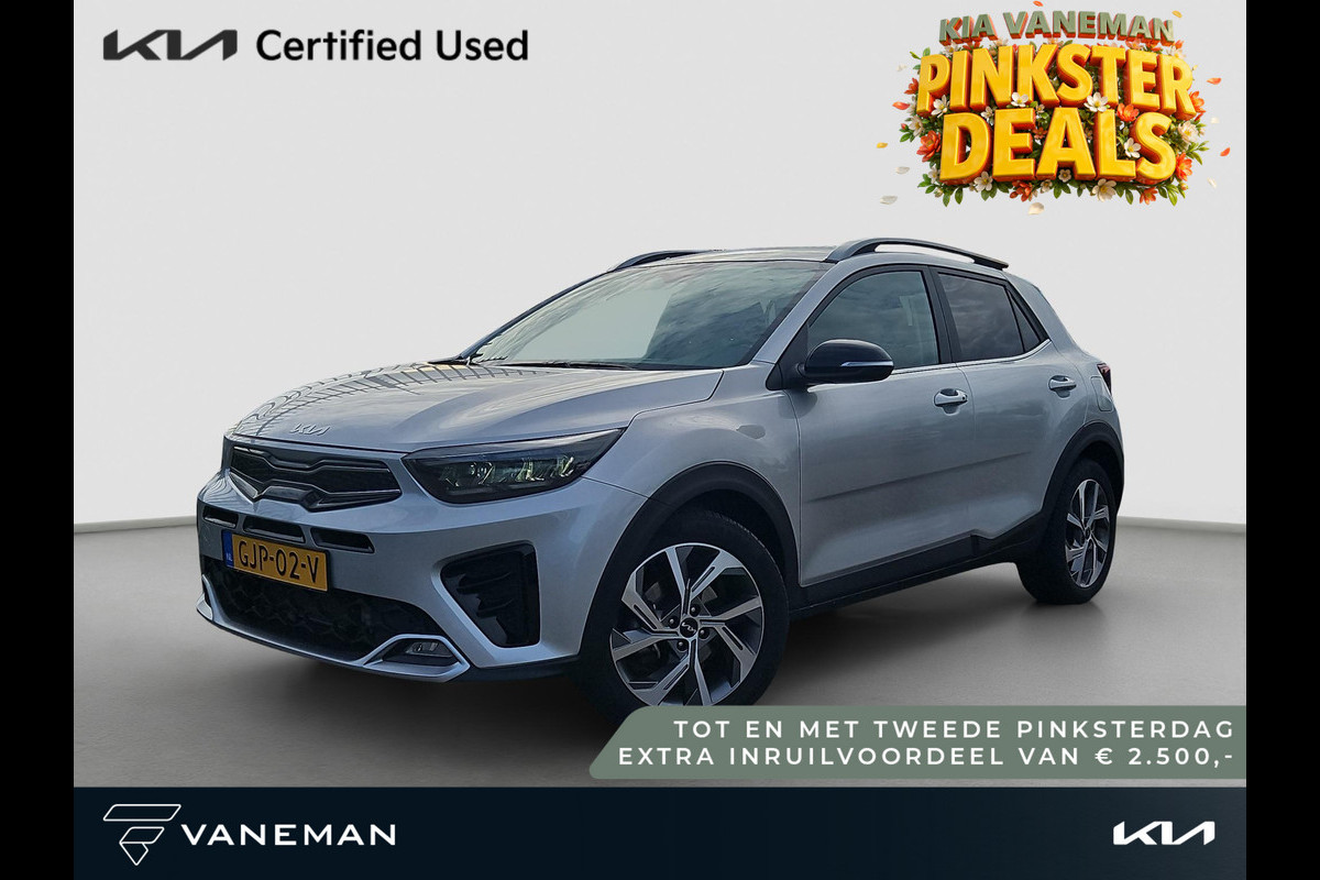 Kia Stonic 1.0 T-GDi MHEV GT-Line | Stoel- en Stuurverwarming | Privacy Glass | Automaat | H-Leder | Navi | Clima |