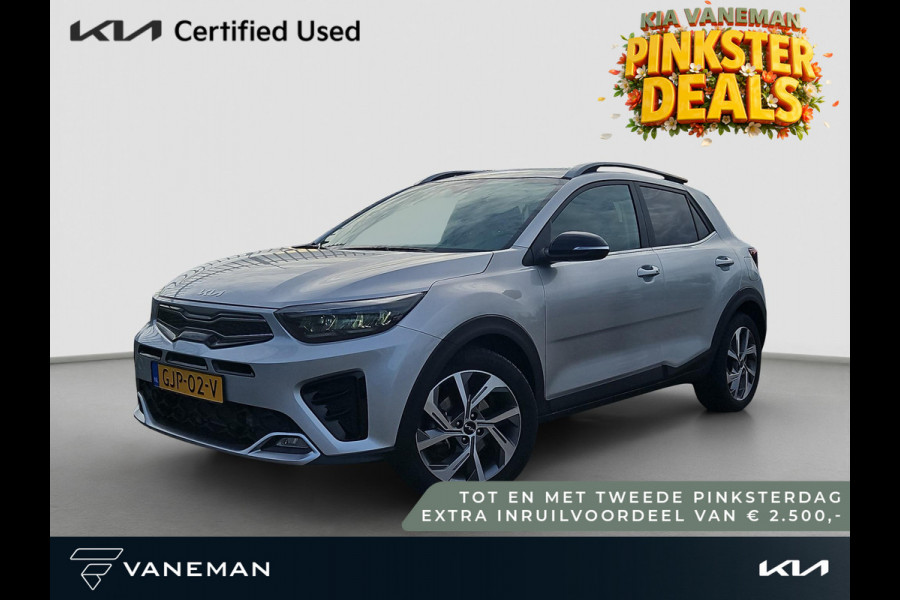 Kia Stonic 1.0 T-GDi MHEV GT-Line | Stoel- en Stuurverwarming | Privacy Glass | Automaat | H-Leder | Navi | Clima |