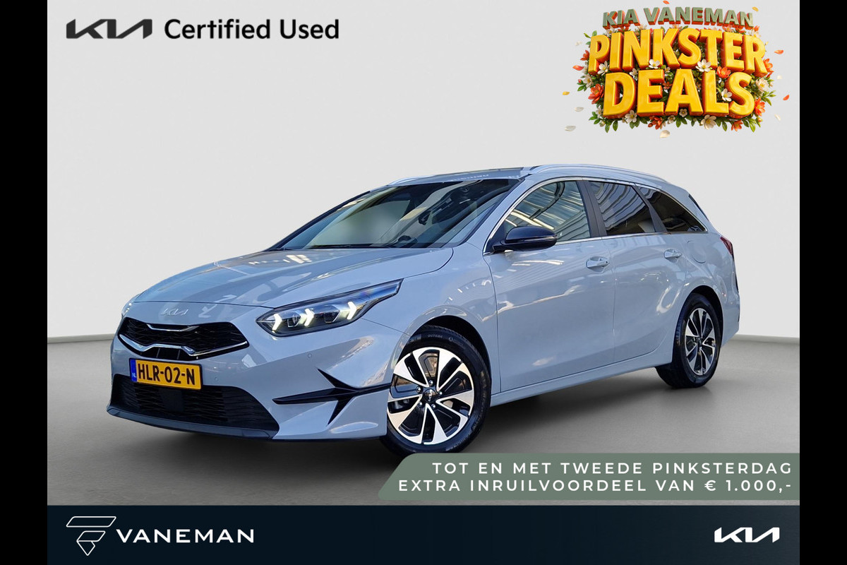 Kia Ceed Sportswagon 1.0 T-GDi MHEV Design Edition Automaat | JBL | Dodehoek | Klep Elektrisch | LED | Camera | Stoelverwarming |