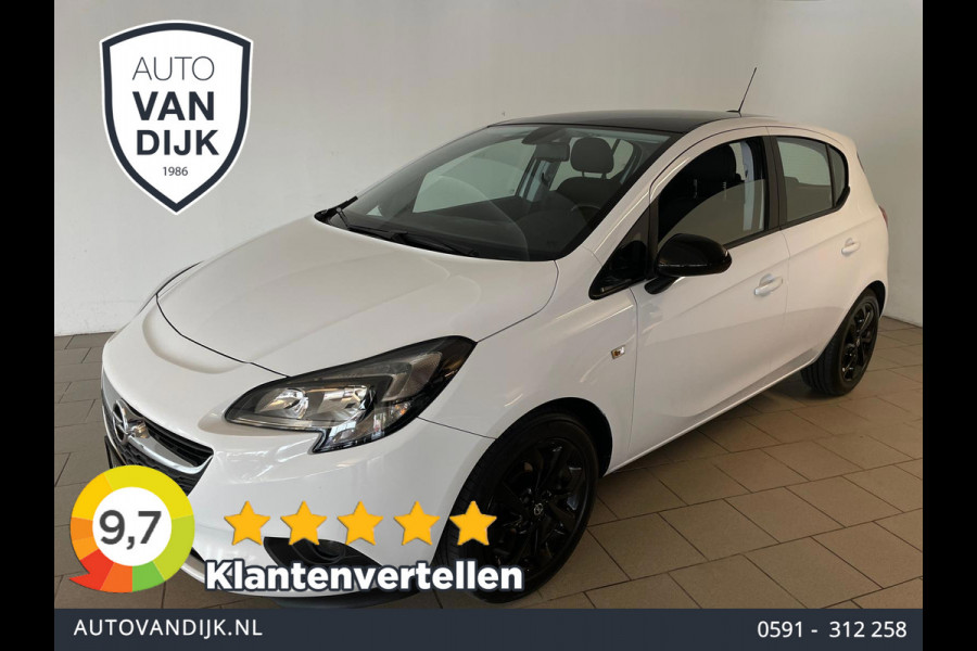 Opel Corsa 1.0 Turbo Online Edition AIRCO SCHERM ZWART DAK VELGEN ELEK RAMEN CENT VERG ZEER NETTE AUTO