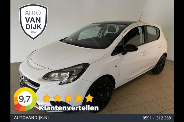 Opel Corsa 1.0 Turbo Online Edition AIRCO SCHERM ZWART DAK VELGEN ELEK RAMEN CENT VERG ZEER NETTE AUTO