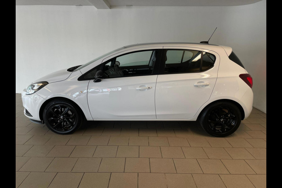 Opel Corsa 1.0 Turbo Online Edition AIRCO SCHERM ZWART DAK VELGEN ELEK RAMEN CENT VERG ZEER NETTE AUTO