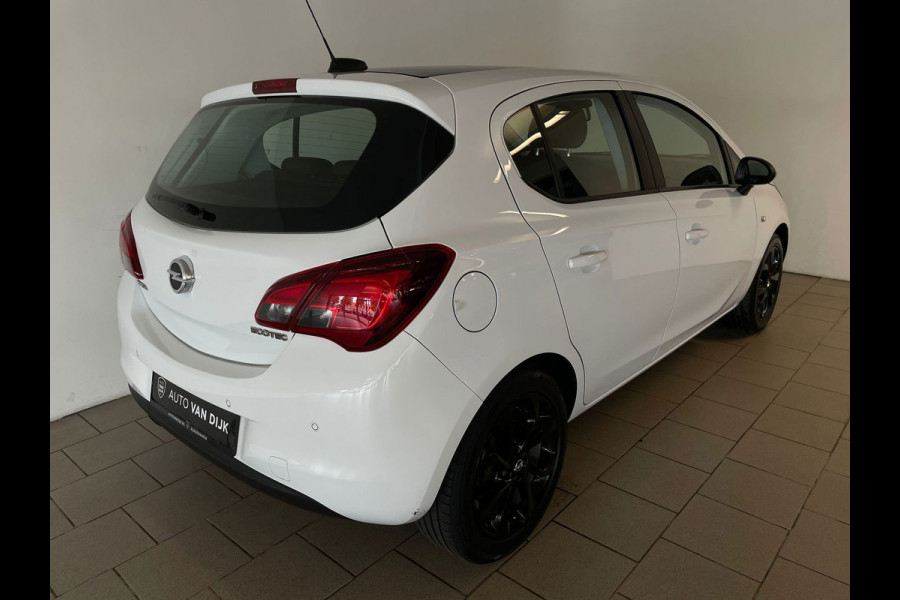 Opel Corsa 1.0 Turbo Online Edition AIRCO SCHERM ZWART DAK VELGEN ELEK RAMEN CENT VERG ZEER NETTE AUTO