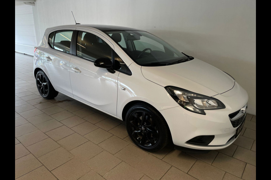 Opel Corsa 1.0 Turbo Online Edition AIRCO SCHERM ZWART DAK VELGEN ELEK RAMEN CENT VERG ZEER NETTE AUTO