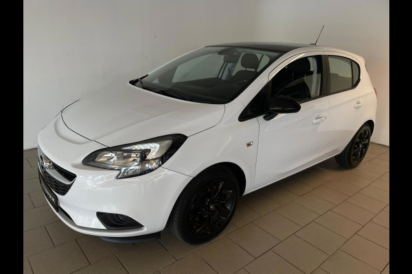 Opel Corsa 1.0 Turbo Online Edition AIRCO SCHERM ZWART DAK VELGEN ELEK RAMEN CENT VERG ZEER NETTE AUTO