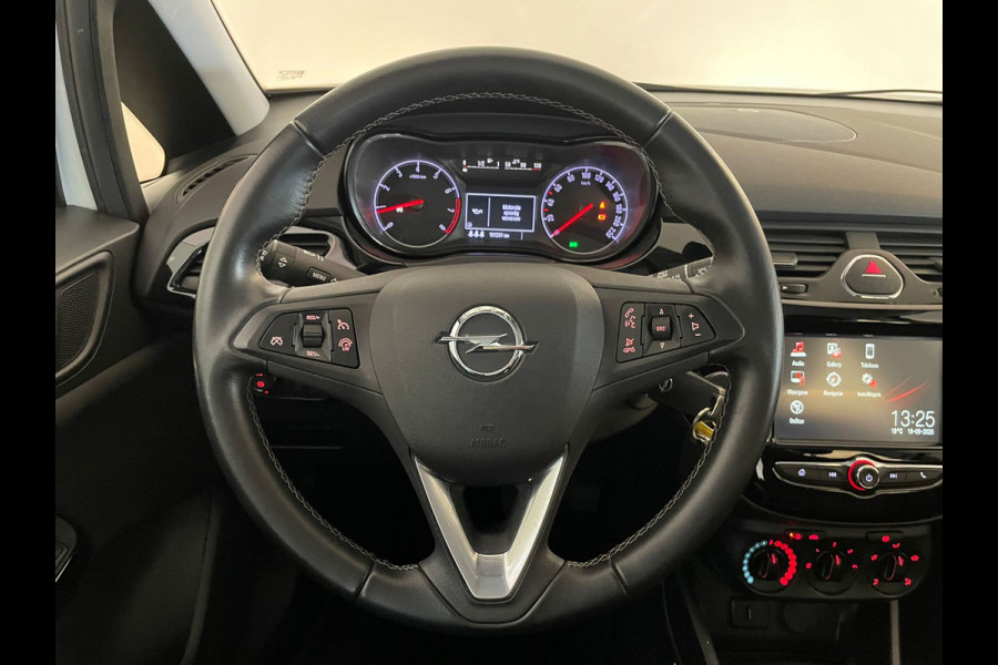 Opel Corsa 1.0 Turbo Online Edition AIRCO SCHERM ZWART DAK VELGEN ELEK RAMEN CENT VERG ZEER NETTE AUTO