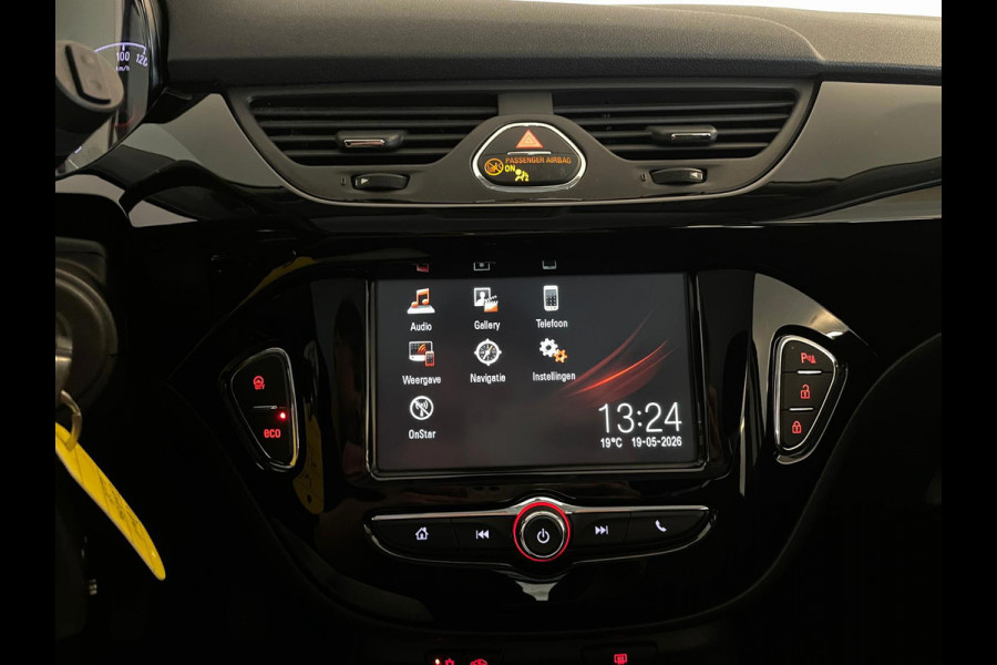Opel Corsa 1.0 Turbo Online Edition AIRCO SCHERM ZWART DAK VELGEN ELEK RAMEN CENT VERG ZEER NETTE AUTO
