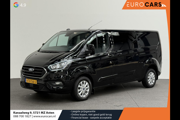 Ford Transit Custom 300 2.0 TDCI L2H1 Limited Dubbele cabine Navi Airco 2 Schuifdeuren Trekhaak PDC Camera Carplay DAB
