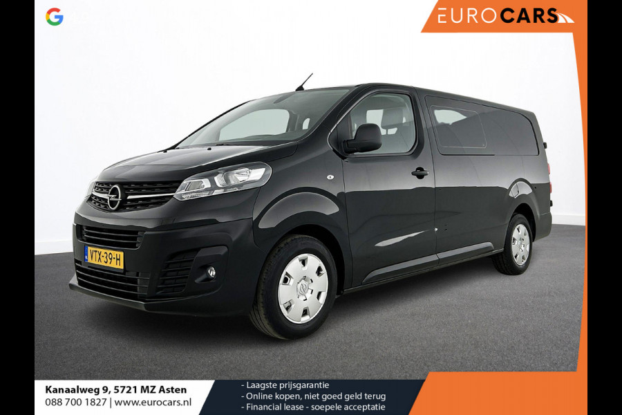 Opel Vivaro 2.0 145 pk L3H1 Edition Dubbele Cabine Airco Bluetooth Navigatie Parkeersensoren Trekhaak Cruise control