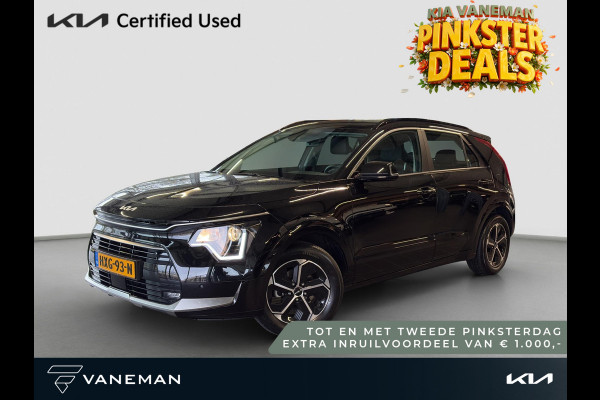 Kia Niro 1.6 GDi Hybrid DynamicLine | Automaat | Camera | Cruise | Sensoren | Apple Carplay & Android Auto | Navi | H-Leder |