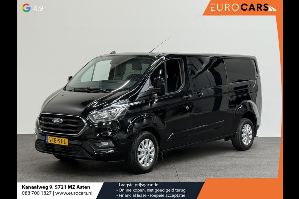 Ford Transit Custom 300 2.0 TDCI L2H1 Limited Dubbele cabine Automaat Navi Airco 2 Schuifdeuren Trekhaak PDC Carplay DAB
