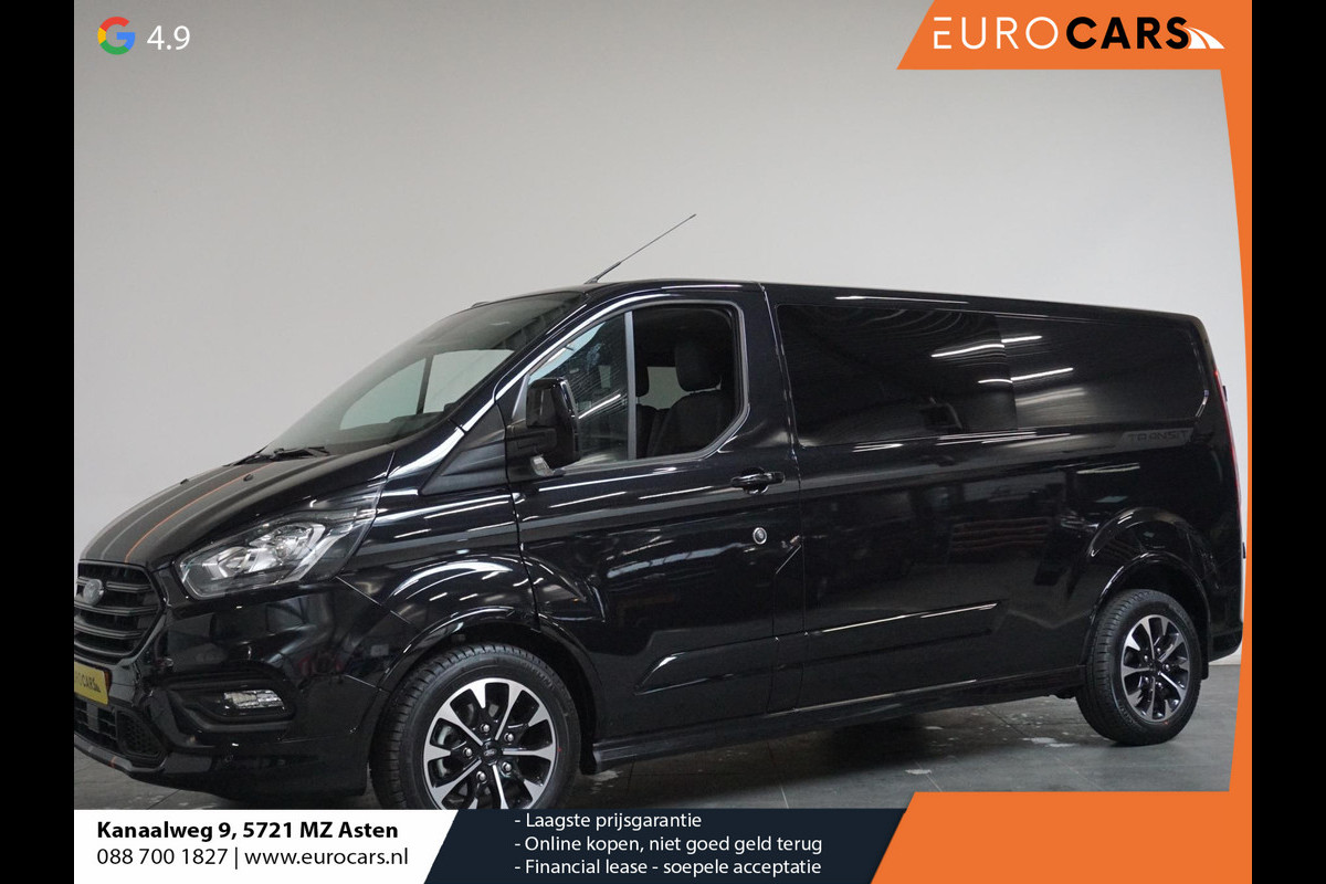 Ford Transit Custom 320 2.0 TDCI L2H1 Sport Dubbele Cabine Automaat Airco| Bluetooth| Cruise Control| Navi| Trekhaak|