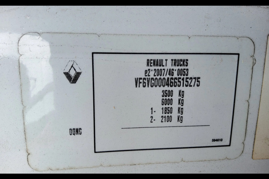 Renault Master VHT-17-B - 145.35 - OPBOUW + LAADKLEP 1000 KG. - EURO 6