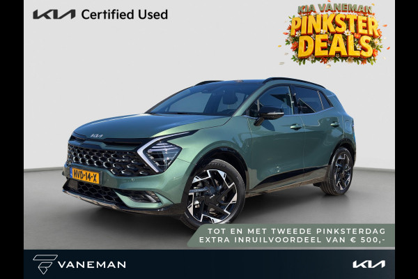 Kia Sportage 1.6 T-GDi Plug-in Hybrid AWD GT-Line Automaat | Adapt. Cruise | Stoel- en Stuurverwarming | Pano Schuif/Kanteldak | Elektr. Voorstoelen |