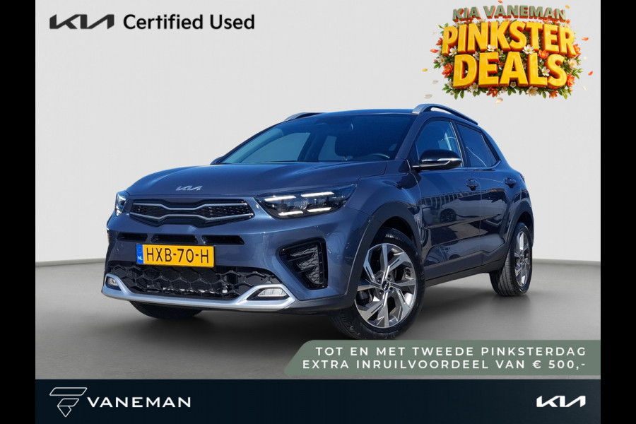 Kia Stonic 1.0 T-GDi MHEV GT-Line Automaat Cruise | Start/Stop | Half-leder | Stoel- en Stuurverwarming | LED | Camera | LMV |