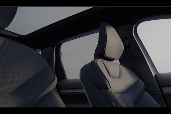Volvo EX90 456PK Automaat Twin Motor Ultra 7p. 106 kWh / Panoramadak / Luchtvering / Head-up display / Stoelverwarming en stuurwielverwarming / Massagestoelen / Memory seats / Adaptive cruise control / 360 Camera / elektrische achterklep