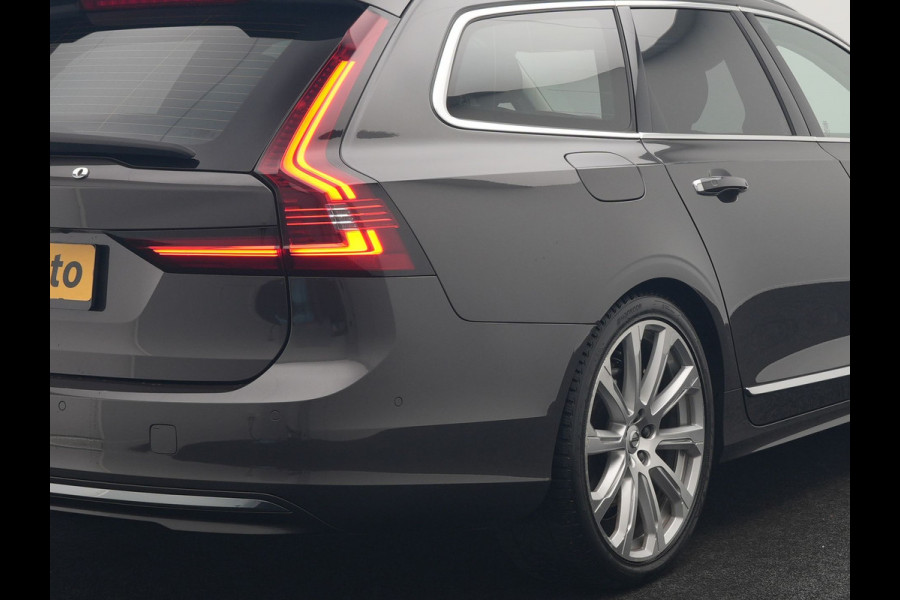 Volvo V90 T6 AWD Inscription PHEV 340pk Dealer O.H. | Trekhaak Af Fabriek | Panodak | Head Up | Adaptive Cruise | 360 Camera | Harman / Kardon | Lederen Sportstoelen Memory & Verwarmd | Keyless | Stuur Verwarmd | Blis | Apple Carplay | DAB | Plug In Hybrid |