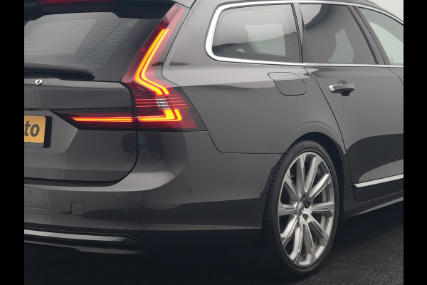Volvo V90 T6 AWD Inscription PHEV 340pk Dealer O.H. | Trekhaak Af Fabriek | Panodak | Head Up | Adaptive Cruise | 360 Camera | Harman / Kardon | Lederen Sportstoelen Memory & Verwarmd | Keyless | Stuur Verwarmd | Blis | Apple Carplay | DAB | Plug In Hybrid |