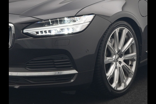 Volvo V90 T6 AWD Inscription PHEV 340pk Dealer O.H. | Trekhaak Af Fabriek | Panodak | Head Up | Adaptive Cruise | 360 Camera | Harman / Kardon | Lederen Sportstoelen Memory & Verwarmd | Keyless | Stuur Verwarmd | Blis | Apple Carplay | DAB | Plug In Hybrid |