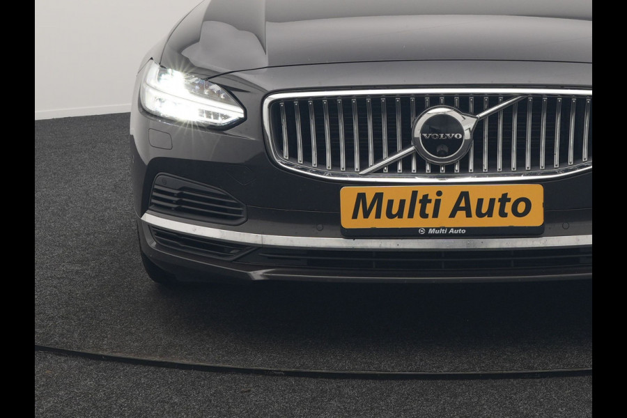 Volvo V90 T6 AWD Inscription PHEV 340pk Dealer O.H. | Trekhaak Af Fabriek | Panodak | Head Up | Adaptive Cruise | 360 Camera | Harman / Kardon | Lederen Sportstoelen Memory & Verwarmd | Keyless | Stuur Verwarmd | Blis | Apple Carplay | DAB | Plug In Hybrid |