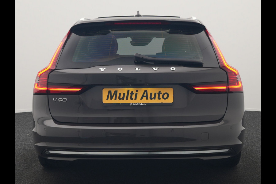 Volvo V90 T6 AWD Inscription PHEV 340pk Dealer O.H. | Trekhaak Af Fabriek | Panodak | Head Up | Adaptive Cruise | 360 Camera | Harman / Kardon | Lederen Sportstoelen Memory & Verwarmd | Keyless | Stuur Verwarmd | Blis | Apple Carplay | DAB | Plug In Hybrid |