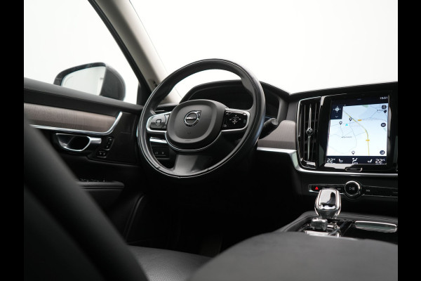 Volvo V90 T6 AWD Inscription PHEV 340pk Dealer O.H. | Trekhaak Af Fabriek | Panodak | Head Up | Adaptive Cruise | 360 Camera | Harman / Kardon | Lederen Sportstoelen Memory & Verwarmd | Keyless | Stuur Verwarmd | Blis | Apple Carplay | DAB | Plug In Hybrid |