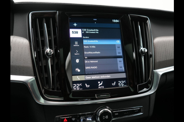 Volvo V90 T6 AWD Inscription PHEV 340pk Dealer O.H. | Trekhaak Af Fabriek | Panodak | Head Up | Adaptive Cruise | 360 Camera | Harman / Kardon | Lederen Sportstoelen Memory & Verwarmd | Keyless | Stuur Verwarmd | Blis | Apple Carplay | DAB | Plug In Hybrid |