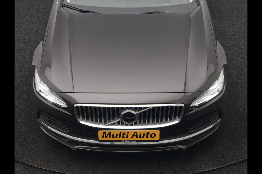 Volvo V90 T6 AWD Inscription PHEV 340pk Dealer O.H. | Trekhaak Af Fabriek | Panodak | Head Up | Adaptive Cruise | 360 Camera | Harman / Kardon | Lederen Sportstoelen Memory & Verwarmd | Keyless | Stuur Verwarmd | Blis | Apple Carplay | DAB | Plug In Hybrid |