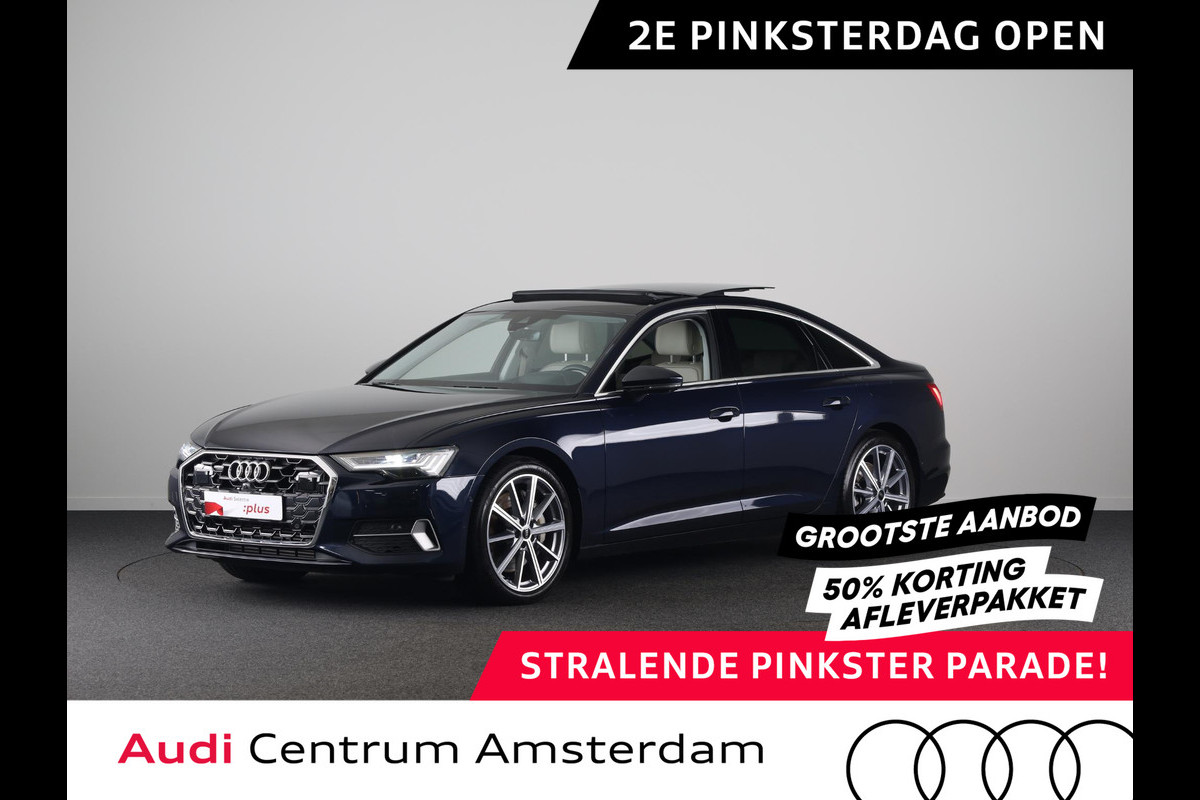 Audi A6 Limousine 50 TFSI e quattro Advanced edition 299pk | Panoramadak | Head Up display | B&O Audio  | Elektrisch verstelbare voorstoelen met geheugen