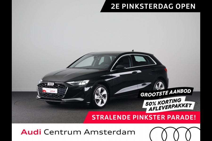 Audi A3 Sportback 40 TFSI e Advanced edition 204 pk S-tronic | Privé lease vanaf 655,- per maand | Verlengde garantie | Navigatie | Parkeersensoren (Park assist) | Achteruitrijcamera | Adaptieve cruise control | Stoelverwarming |