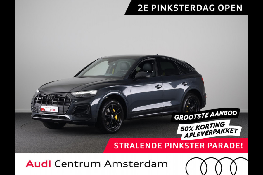 Audi Q5 Sportback 50 TFSI e S edition 299pk | Navigatie | Trekhaak | Parkeercamera | Stoelverwarming | Lichtmetalen velgen