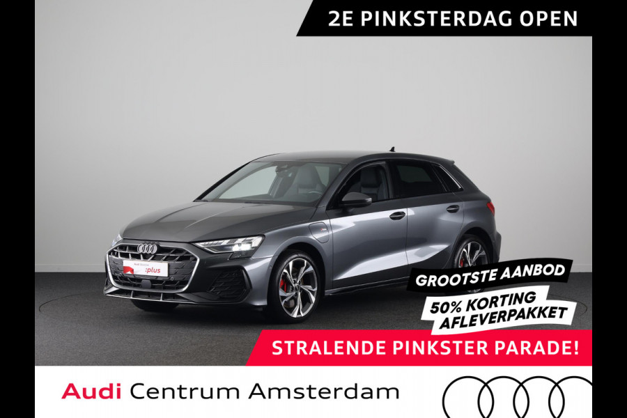 Audi A3 Sportback 45 TFSI e S edition Competition 272 pk S-tronic | Verlengde garantie | Navigatie | Parkeersensoren (Park assist) | Achteruitrijcamera | Stoelverwarming | S-Line |