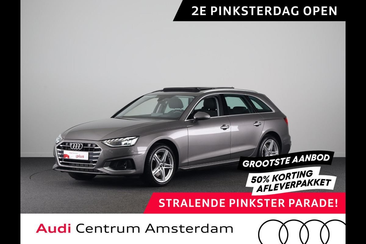 Audi A4 Avant 35 TFSI Advanced Edition 150pk | Unieke kilometerstand | Panoramadak | 360° Camera | Head up Display | Keyless Entry | Navigatie |