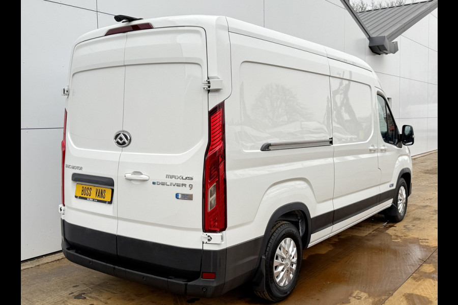 Maxus eDeliver 9 L3H2 72kWh Nieuw! 405KM WLTP L3H2 204 PK 72kWh Snelladen Laadkabel Cruise control Led Airco Apple Carplay Achteruitrij Camera Parkeersensoren BPM vrij