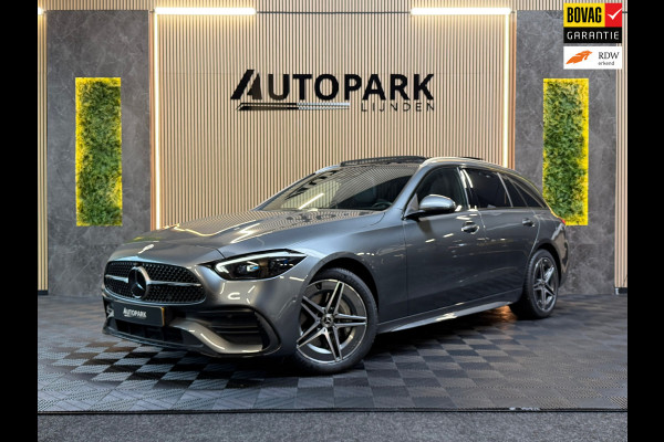 Mercedes-Benz C-Klasse Estate 300 e AMG LINE |PANO|360CAM|KEYLESS|CARPLAY|GARANTIE|SFEERVERLICHTING|DEALER ONDERHOUDEN|VOL!