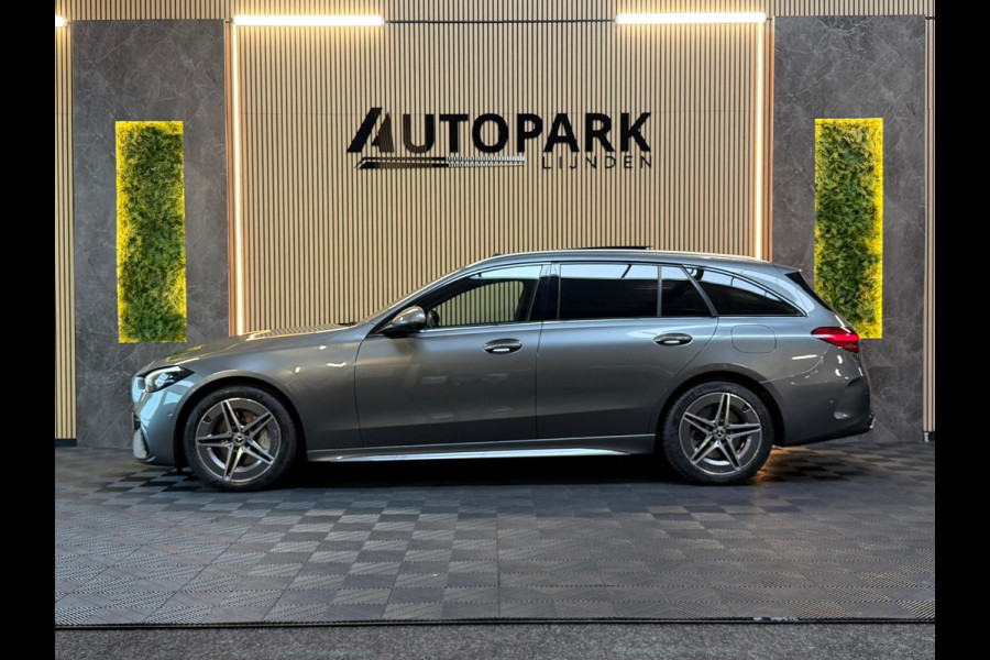 Mercedes-Benz C-Klasse Estate 300 e AMG LINE |PANO|360CAM|KEYLESS|CARPLAY|GARANTIE|SFEERVERLICHTING|DEALER ONDERHOUDEN|VOL!