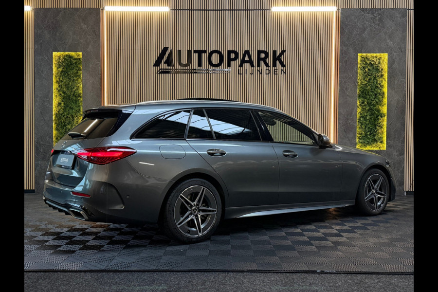 Mercedes-Benz C-Klasse Estate 300 e AMG LINE |PANO|360CAM|KEYLESS|CARPLAY|GARANTIE|SFEERVERLICHTING|DEALER ONDERHOUDEN|VOL!