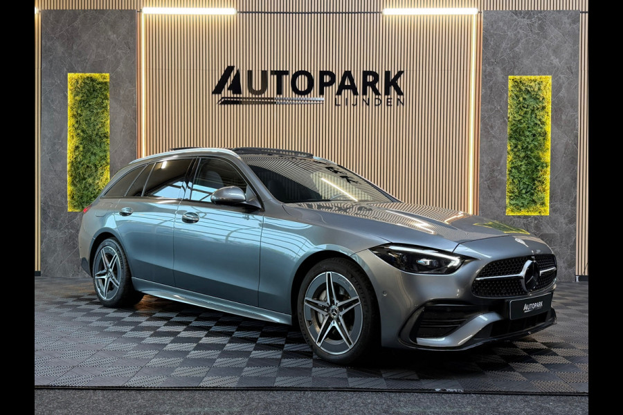 Mercedes-Benz C-Klasse Estate 300 e AMG LINE |PANO|360CAM|KEYLESS|CARPLAY|GARANTIE|SFEERVERLICHTING|DEALER ONDERHOUDEN|VOL!